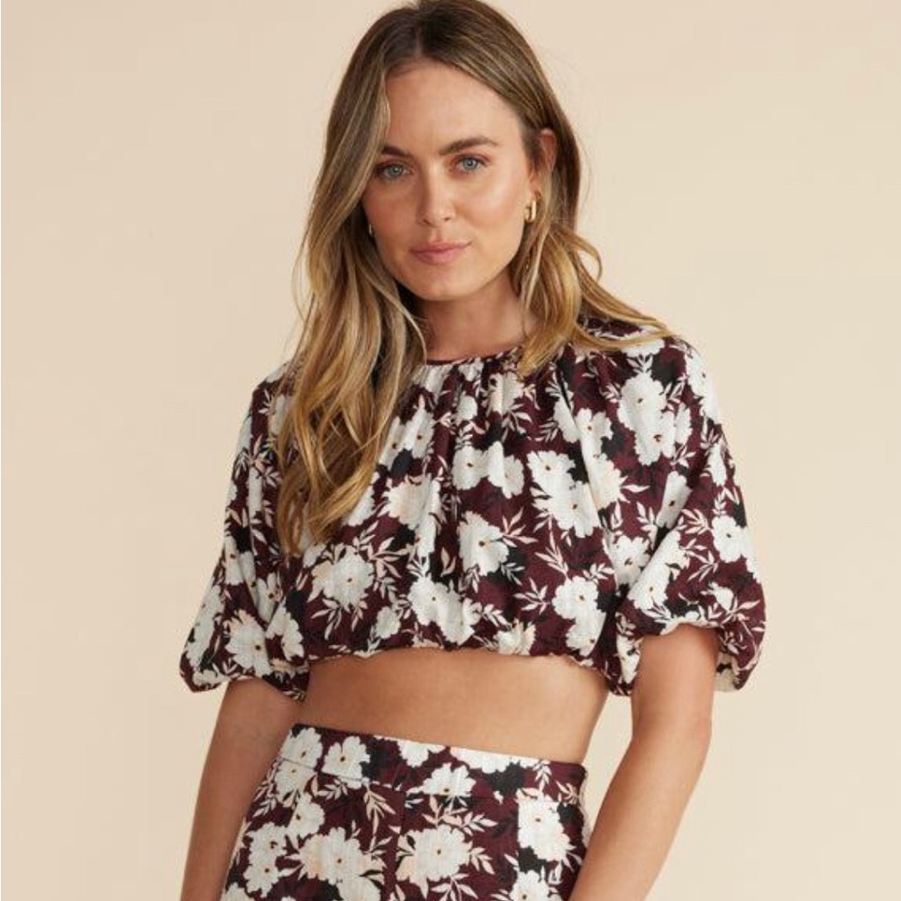 Mini Pink Maya Cropped Top - XS, S - NWT